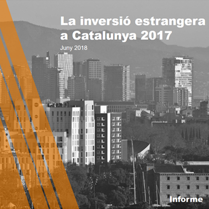 La inversió estrangera a Catalunya 2017