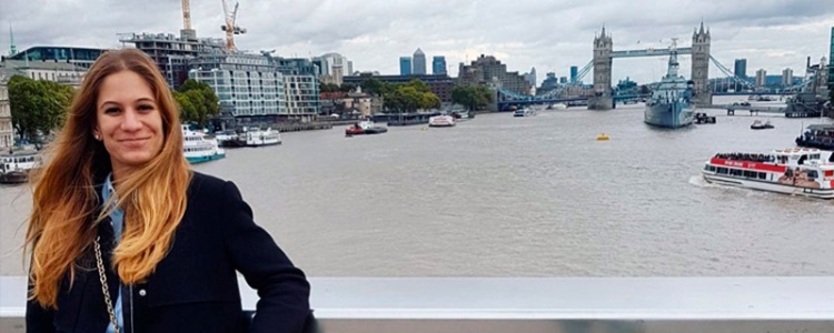 Núria, becària 2018-2019 de l’Oficina Exterior de Londres