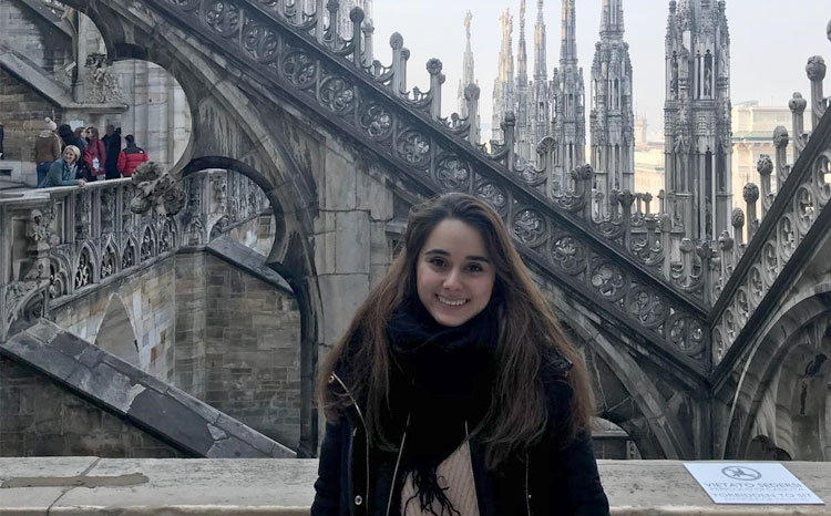 Anna, becària a l’Oficina Exterior de Comerç i Inversions a Milà 2018-2019