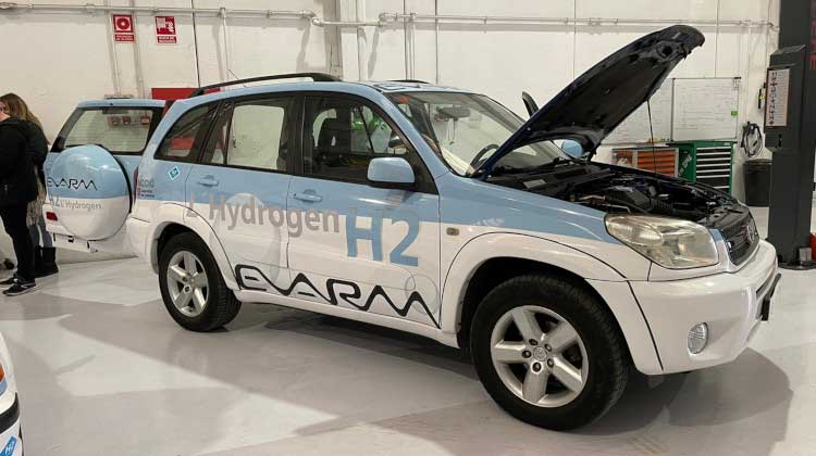 ACCIO EVARM primer vehicle de hidrogen verd a Catalunya