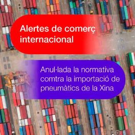 La Unió Europea anul·la la normativa contra la importació de pneumàtics de camió originaris de la Xina