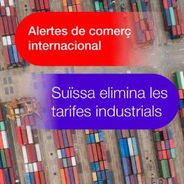 Suïssa suprimeix les tarifes industrials de productes importats al país