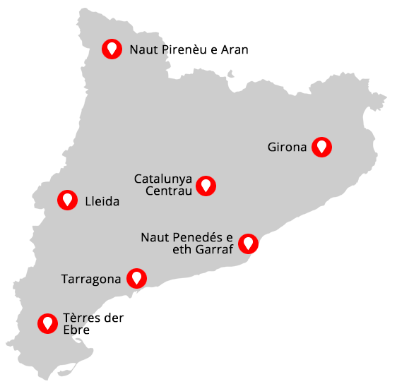 Delegacions d'ACCIÓ a Catalunya