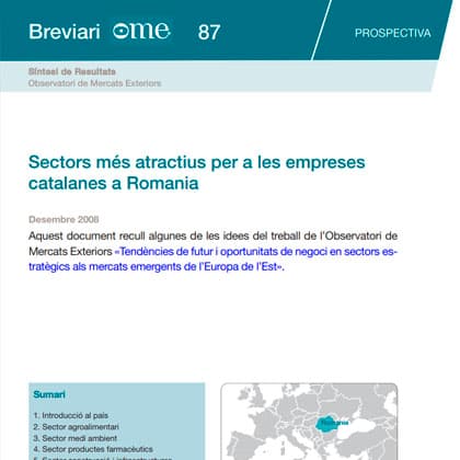 Sectors més atractius per a les empreses catalanes a Romania