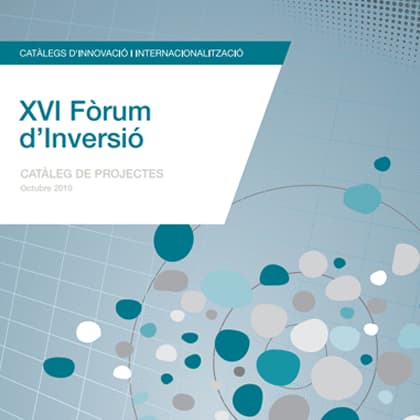 XVI Fòrum d'Inversió. Catàleg de projectes