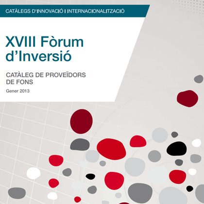 Catàleg de projectes XVIII Fòrum d'Inversió