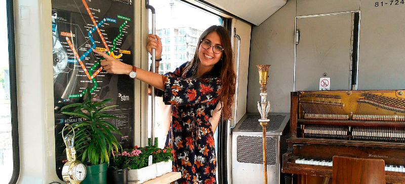 L'Anna ja ha fet pràctiques a Montreal