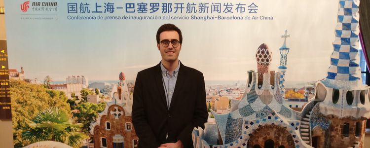 Daniel, becari Oficina Exterior de Xangai 2016-2017