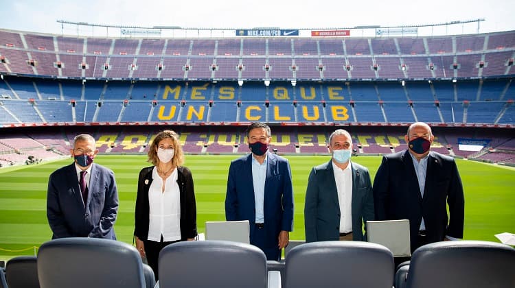 La Generalitat, l’Ajuntament de Barcelona i el Futbol Club Barcelona acorden fer promoció internacional conjunta de Barcelona i Catalunya