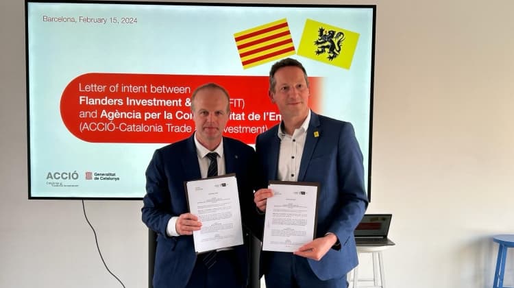 Catalunya i Flandes signen un acord per promoure els ecosistemes de startups d’ambdós territoris