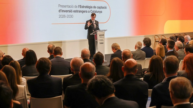 El president Illa presenta l'estratègia del Govern per assolir 6.000 milions d'euros d'inversió estrangera fins al 2030