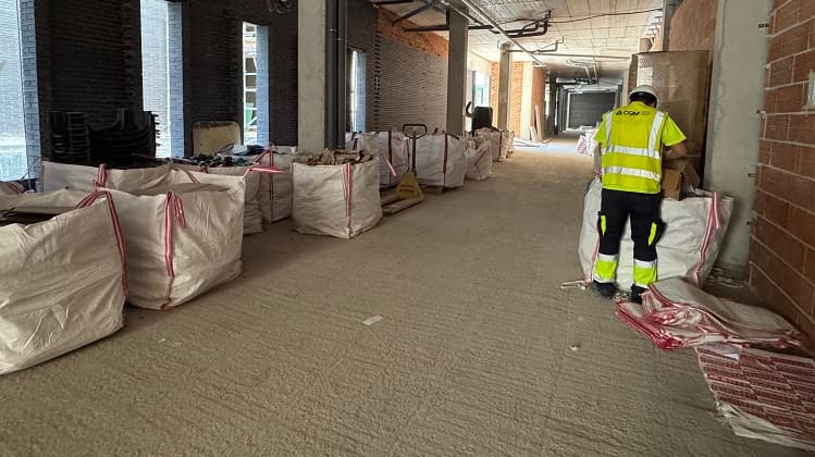 Desenvolupen un projecte d'economia circular per al sector de la construcció que aposta per la figura del gestor de residus  