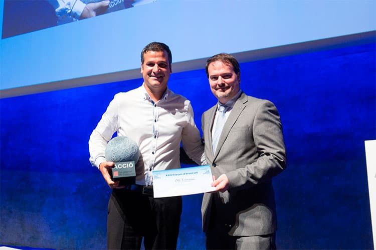 La startup catalana AEInnova guanya el Premi Fòrum d’Inversió d’ACCIÓ 2017