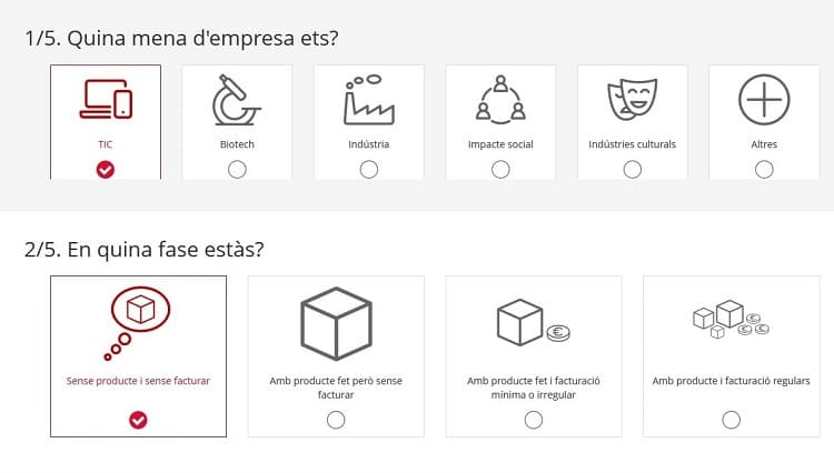 La Generalitat crea una eina online que recomana a pimes i startups les opcions de finançament alternatiu més adients al seu projecte