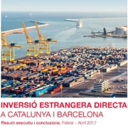 Inversió estrangera directa a Catalunya i Barcelona 2017