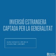 La inversió estrangera a Catalunya creix un 10 %