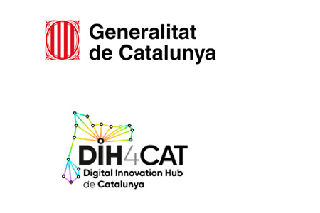 Logo de la Generalitat i DIH4CAT