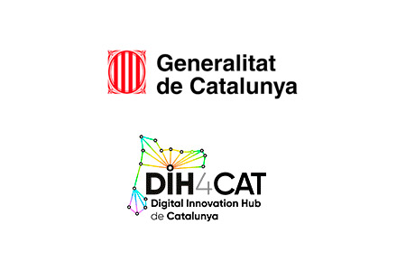 Logos de la Generalitat i DIH4CAT