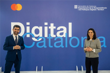 Signatura de l'acord de col·laboració entre la Generalitat i Mastercard