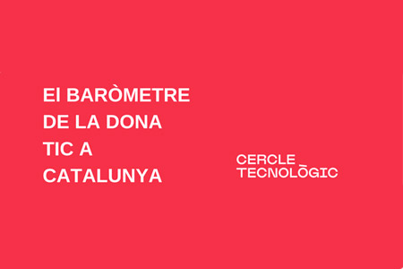 Cartell del Baròmetre de la Dona TIC a Catalunya