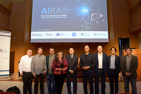 Imatge de la presentació del projecte AIRA