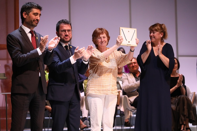 Lliurament de la Creu de Sant Jordi a Carme Trilla