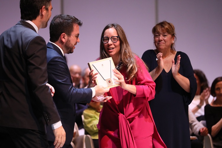 Lliurament de la Creu de Sant Jordi a Marina Vilalta