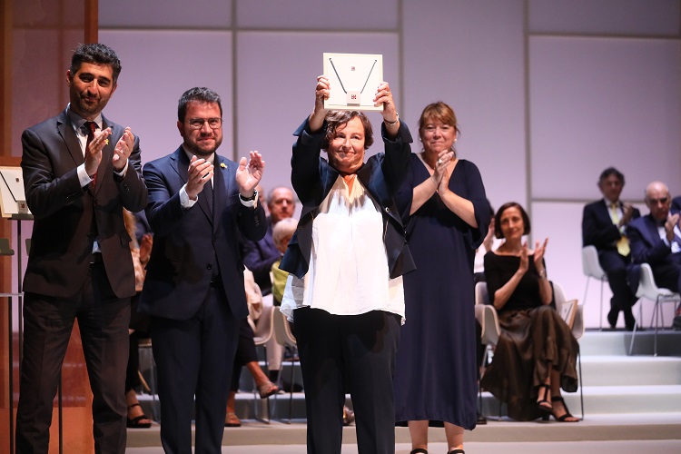 Lliurament de la Creu de Sant Jordi a Miquel Strubell